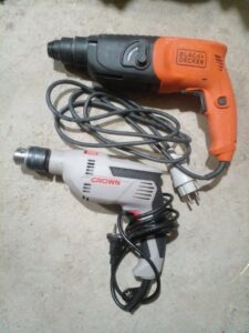 دریل بتن کن و دریل چکشی